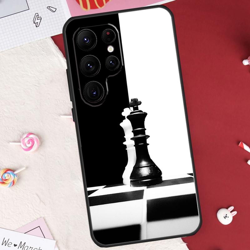 Чехол-шахматная доска для Samsung Galaxy S22 Ultra S20 FE S21 FE S8 S9 S10 Plus Note 10 20 S23 Ultra