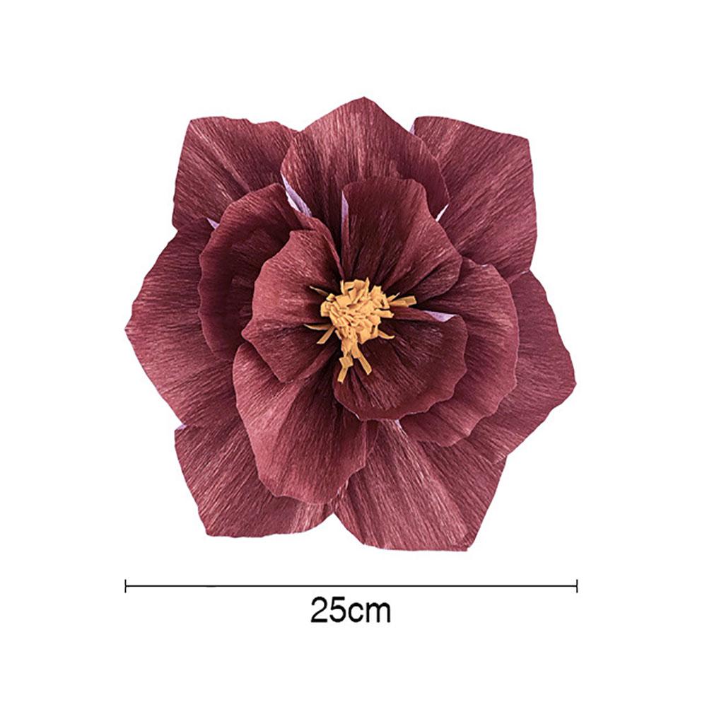 Морщины Цветочная Бумага Трехмерная Эмуляция Для Дня Рождения Вечеринка Свадьба Комната Фон Украшения Принадлежности