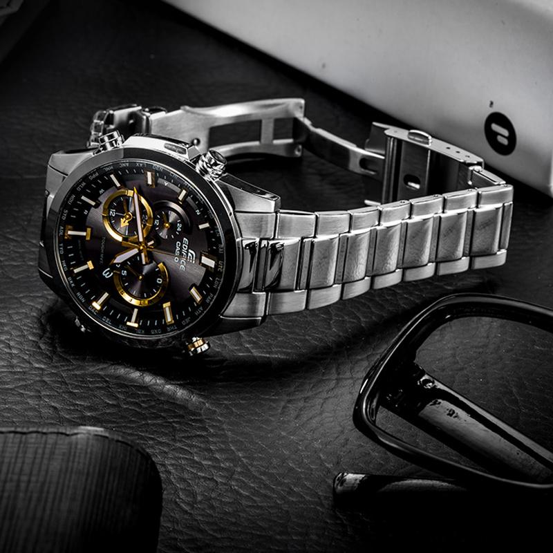 Casio Мужские часы EDIFICE Черные EQW-T640YD-1A9PR