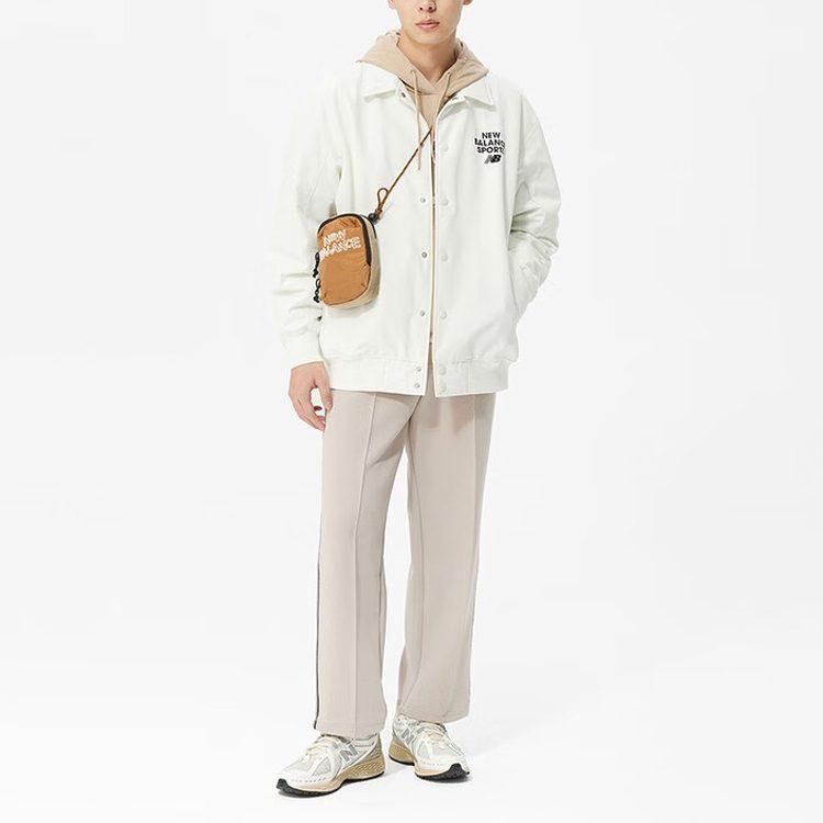 New Balance Puffer Jackets Unisex White Lapel Moderate Other 5QD12083-IV