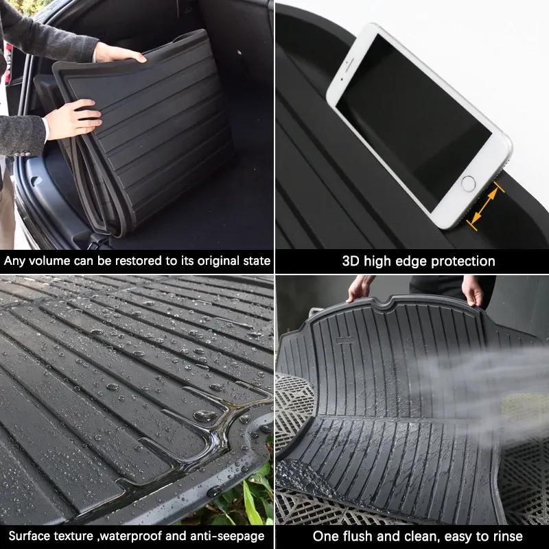 For Range Rover Evoque L538 2012~2018 2017 2016 2015 2014 2013 Accessorie Trunk Mat Floor Tray Waterproof Cargo Boot Carpet Auto