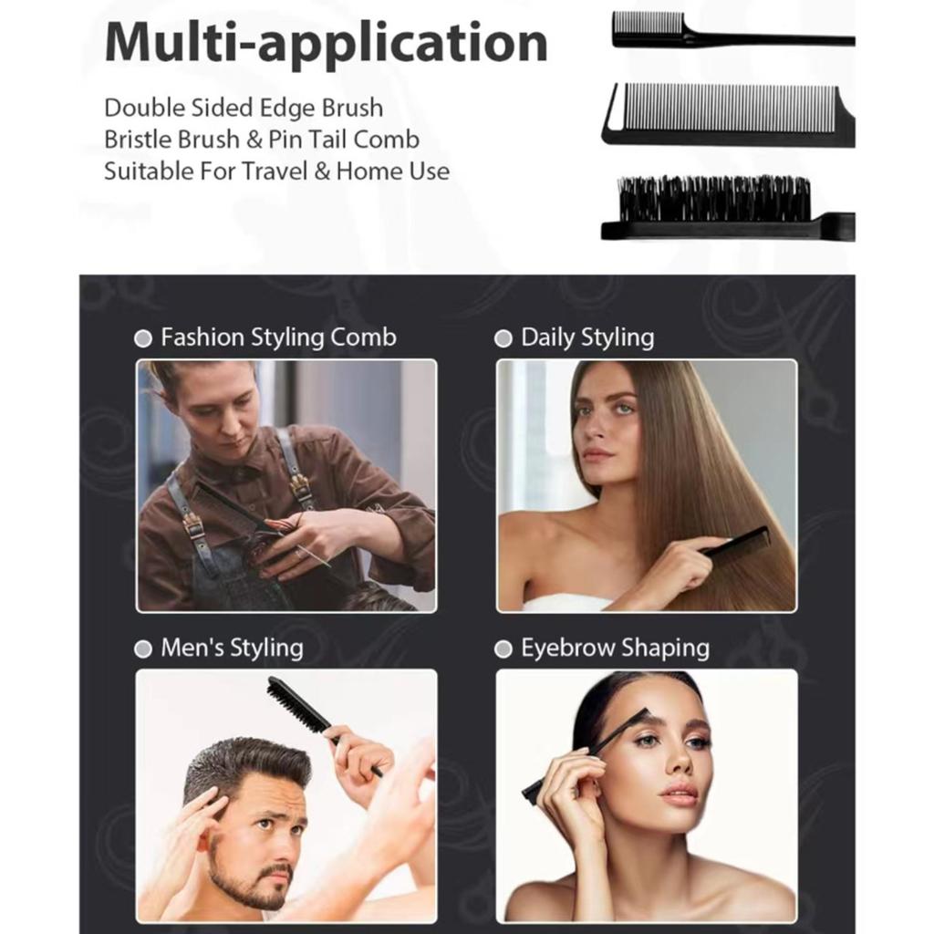 Воск для волос, крем для волос, средство против вьющихся волос, укладка кос с помощью комбинированной расчески