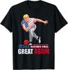 Смешная футболка Трампа для боулинга «Сделаем боулинг снова великим»