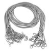20pcs Chain Clasp Included Necklace String Rope DIY Necklace Rope  For Jewelry Making