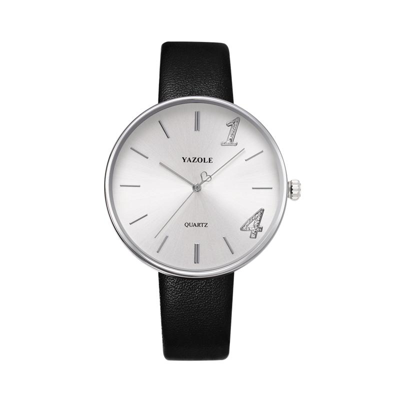 YAZOLE 551 New Design China Universe Quartz Watch Low Cost Leather Band WaterProof Low Cost Display Minimalist Leisure Watch