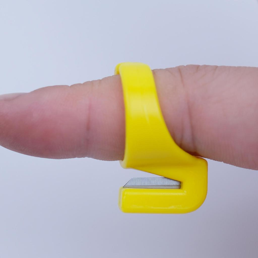 Многофункциональный нож-кольцо: Шитье, Обрезка обертыванием, Краб-бинд, Инструмент для пальцевого лезвия.