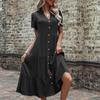 2023 Summer European & American Women's Mid-Length Hepburn Style French Dress