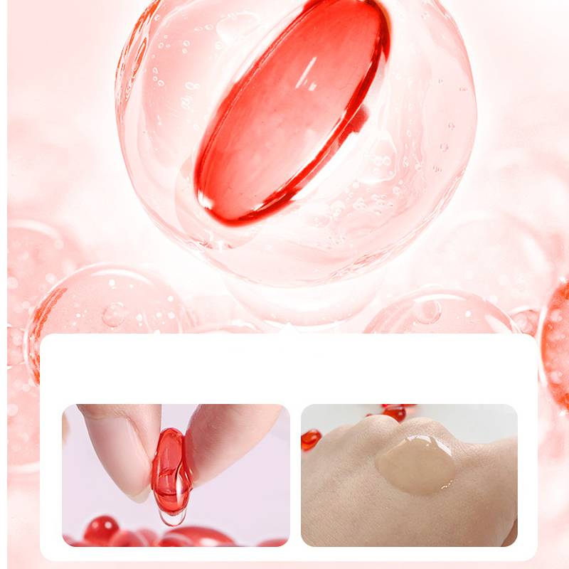 Rose Essence Capsule, Moisturizing Brightening Wrinkle Smoothing Firming Facial Serum