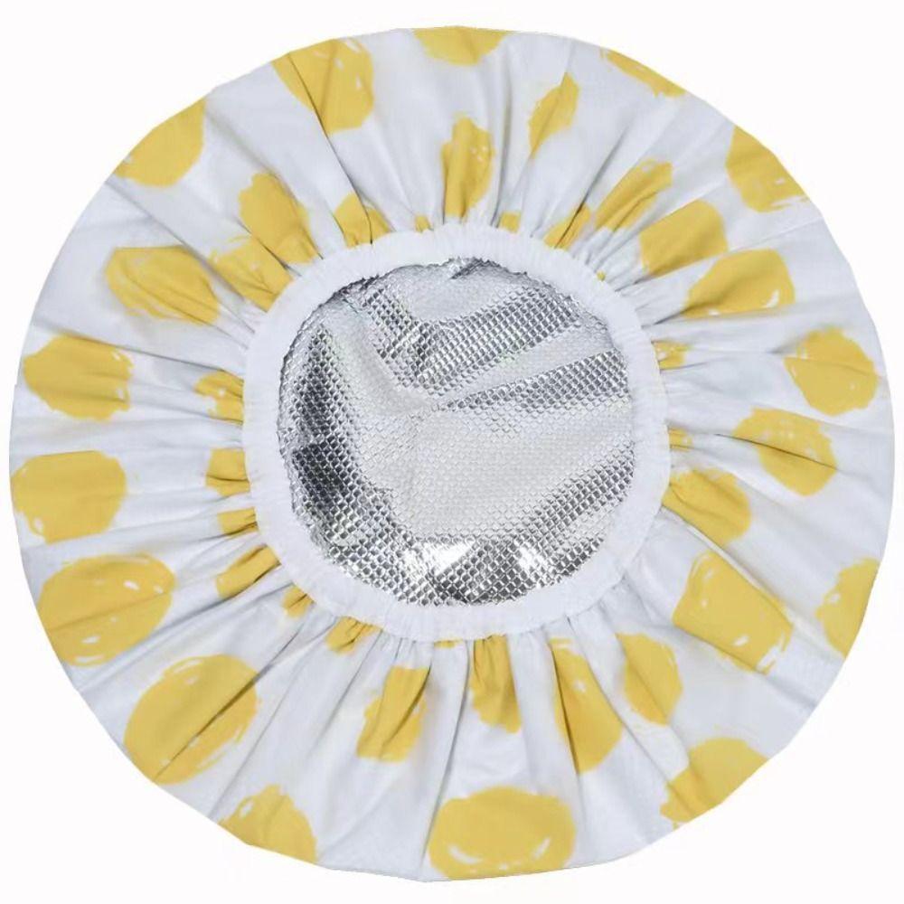 Шапочка для душа, самонагревающаяся шапочка из фольги, термостатическая, гладкая, с маслом для волос, шапочка для выпечки, ванная комната