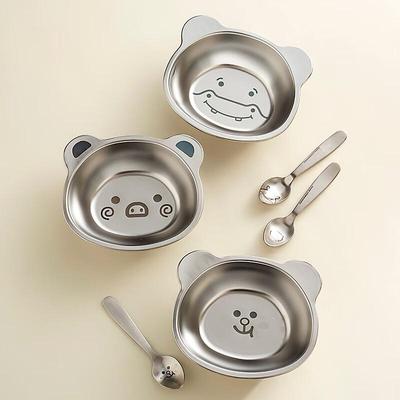 Onlycook Миска для кормления детей из нержавеющей стали 304 с рисунком