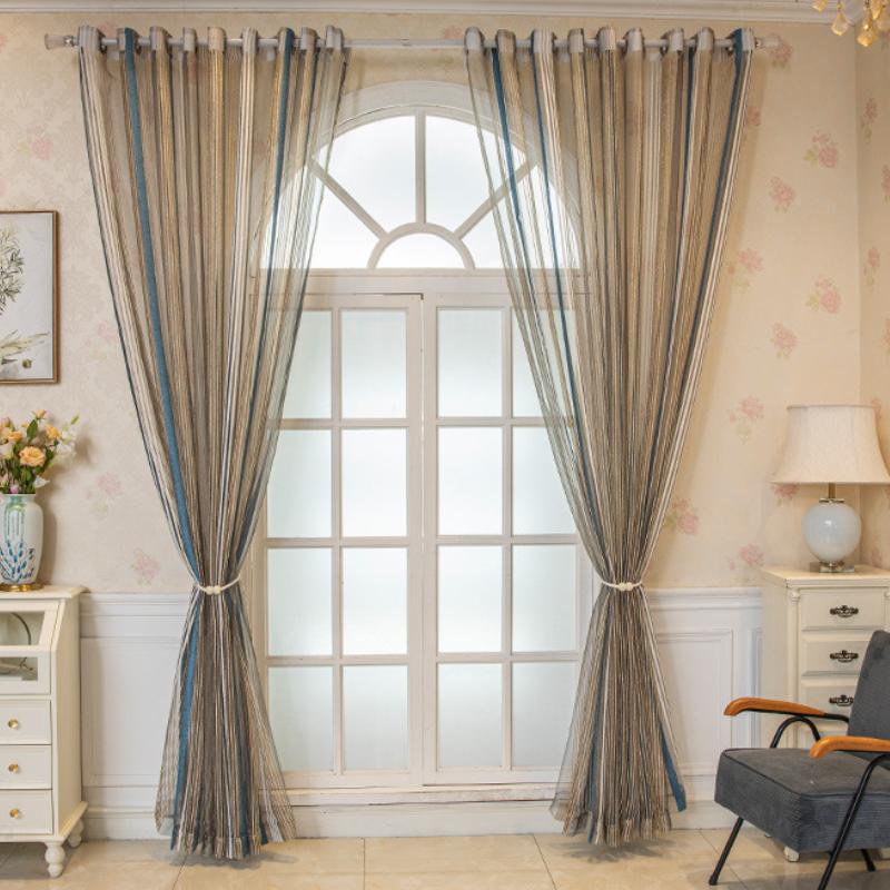 Luxury European Embroidered Sheer Curtains for Living Room, Balcony & Bedroom - UV Protection, Machine Washable Polyester Drapes