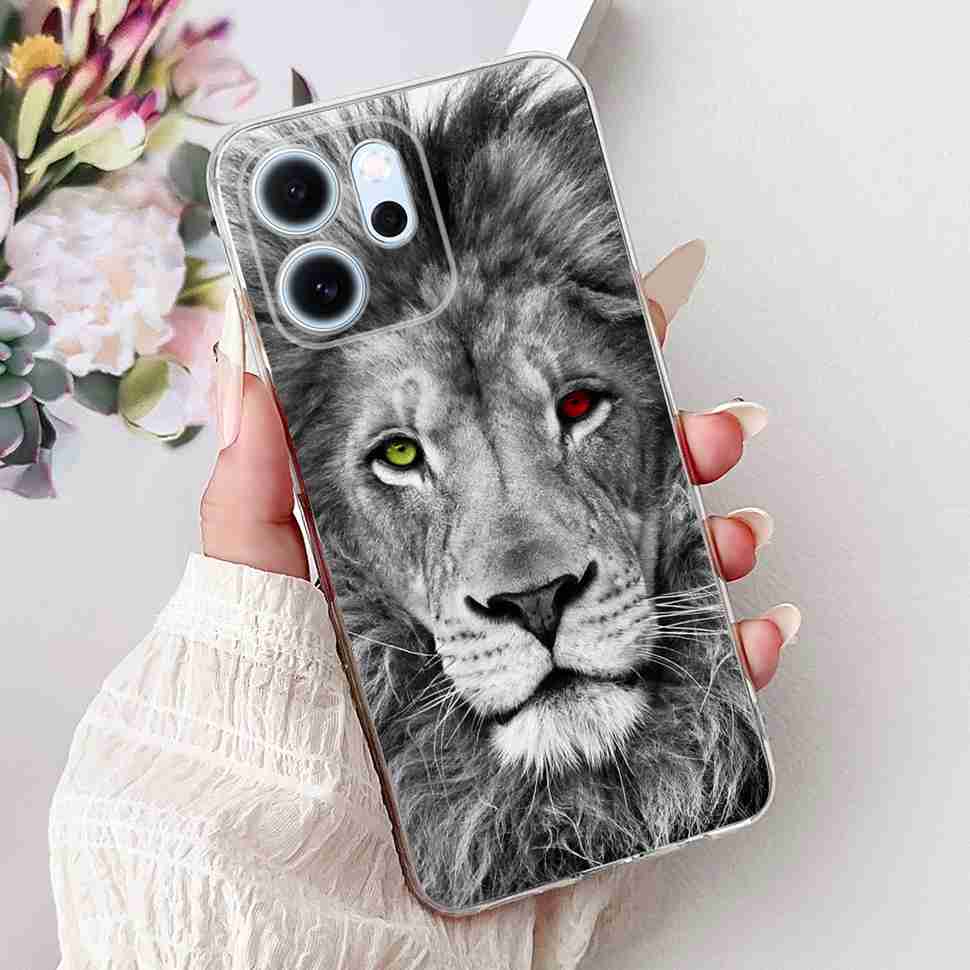 For Oppo Reno14 F 5G CPH27436.57" Case Colorful Butterfly Flowers TPU Soft Silicone Cover For Oppo Reno 14 F RENO14F Phone Cases