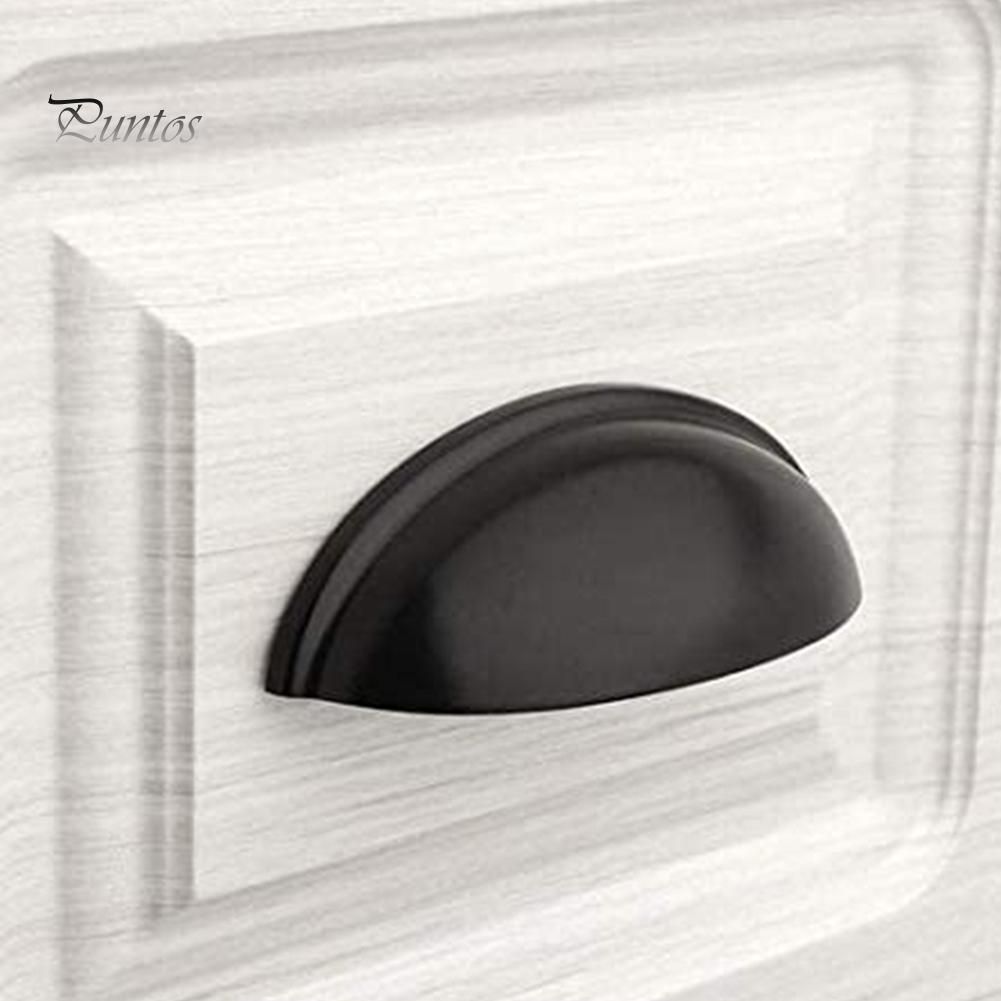 Puntos 12 шт./компл. винтажные металлические ручки для шкафа в форме ракушки, аксессуары для фурнитуры