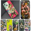 JOJO Jolyne Cujoh Cover For Apple iPhone 14 13 12 11 SE XS XR X 7 8 6 Mini Plus Pro MAX 2020 Black Phone Case