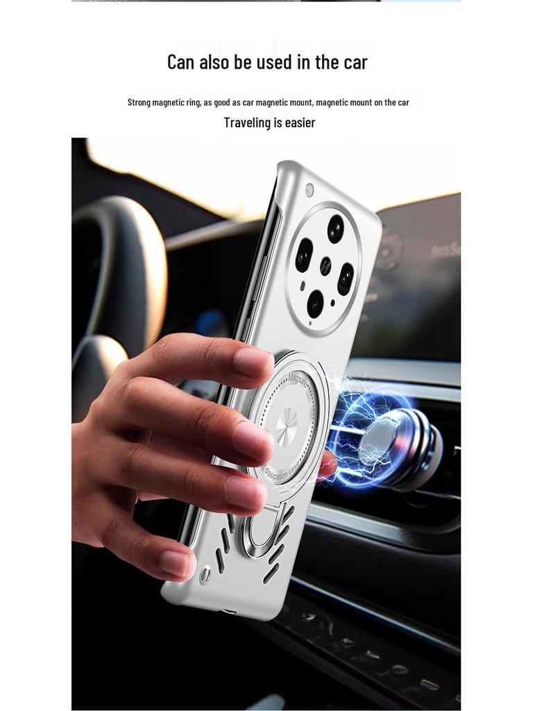 Чехол для телефона OPPO FindX9/Reno14: A5Pro Магнитное охлаждение с невидимой подставкой и защитой GT7p