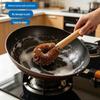 Экологичная щетка с длинной ручкой и кокосовой щетиной - Многоцелевой инструмент для чистки кухни, посуды, кастрюль и гриля