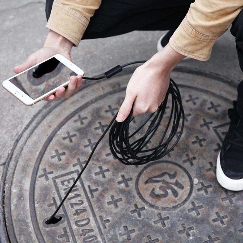 3 в 1 Usb Type-C эндоскоп для осмотра бороскоп 5,5/7/8 мм объектив Hd камера Ip68