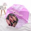 1pc Angel CloudsOpen/Close Umbrella-Windproof, Compact Travel Umbrella, Sturdy 8-Rib Shaft, Outdoor Accessory1181