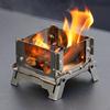 Мини уличный костер портативный компактный, нержавеющая сталь, складной настольный костер для улицы
