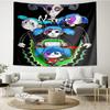 Custom Name Sally Face Print Tapestry, Backdrop, Easy Setup, Ideal for Bedroom, Office & Living Room, with Aesthetic Wall Hanging Decor.