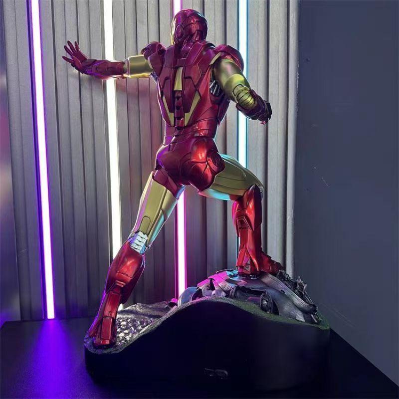 Marvel Studio Человек-паук Мстители Стражи Галактики Фигурка ГК Щит Поза для битвы Декоративный элемент 18,5 дюйма/47 см Миниатюрные игрушки Подарки