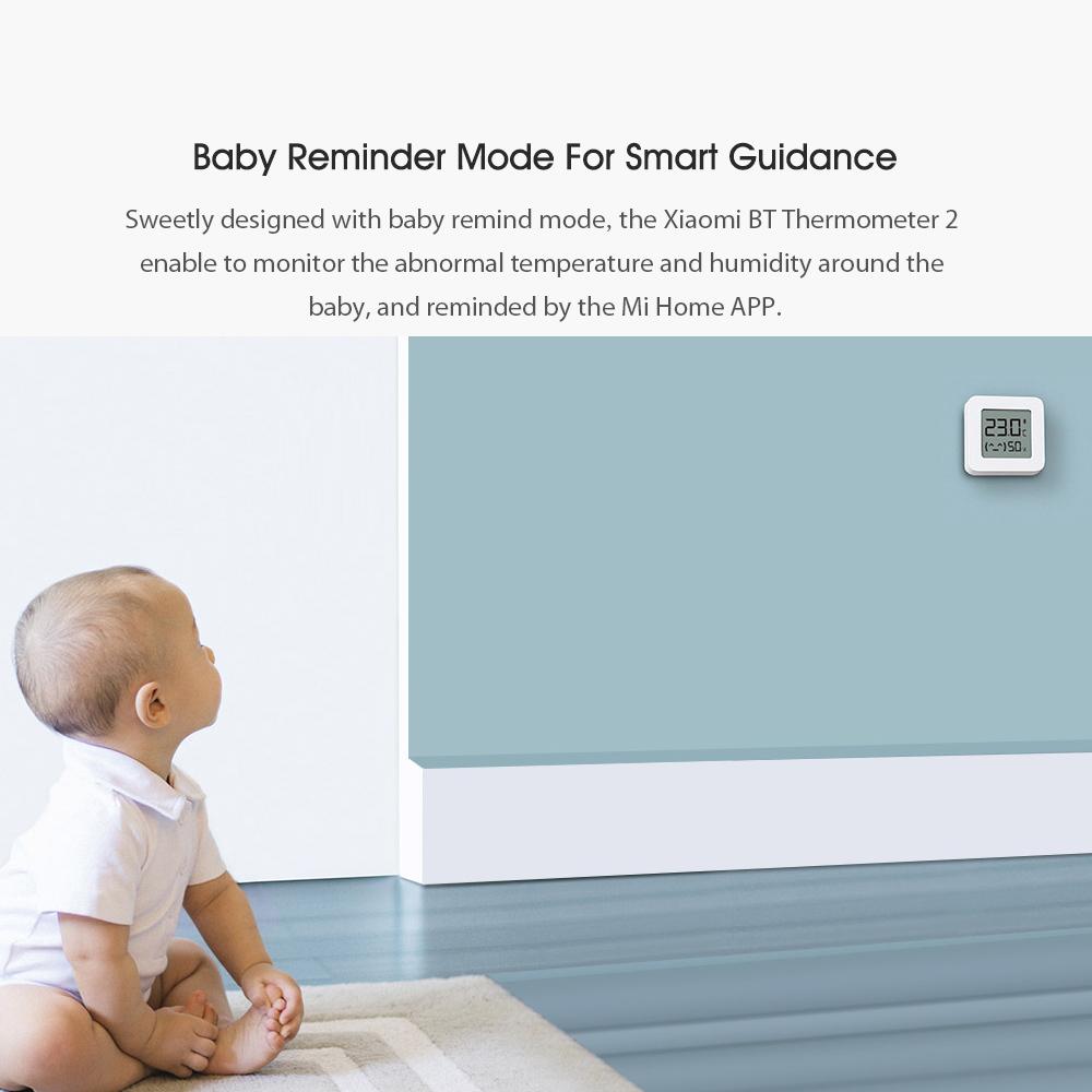 3pcs Xiaomi BT Thermometer 2 Wireless Smart Electric Digital Hygrometer Humidity Sensor Work with