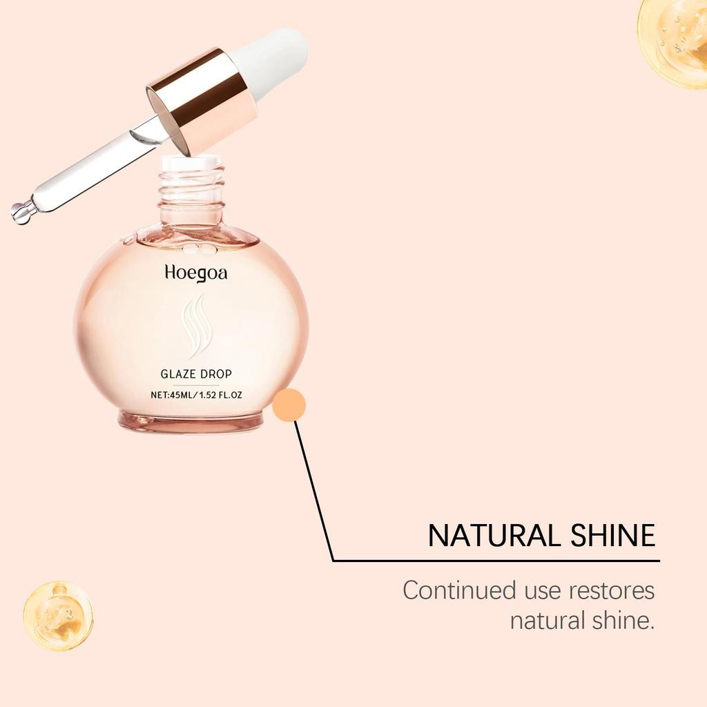 Hoegoa Hair Care Oil Nourishing Smoothing Hair Natural Shine Volume Improve Hair Frizz Hair Care Oil