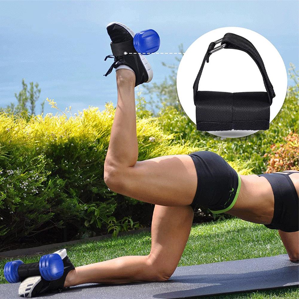 1 пара регулируемых ремешков для ног с гантелями, тренировочный ремень для большеберцовой мышцы, для поднятия тяжестей ног