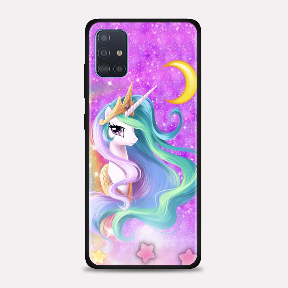 Прекрасный чехол для телефона с единорогом для Samsung Galaxy A51 A71 5G A21s A11 A31 A41 A91 A72 A12 A02s, мягкий силиконовый чехол, матовый бампер