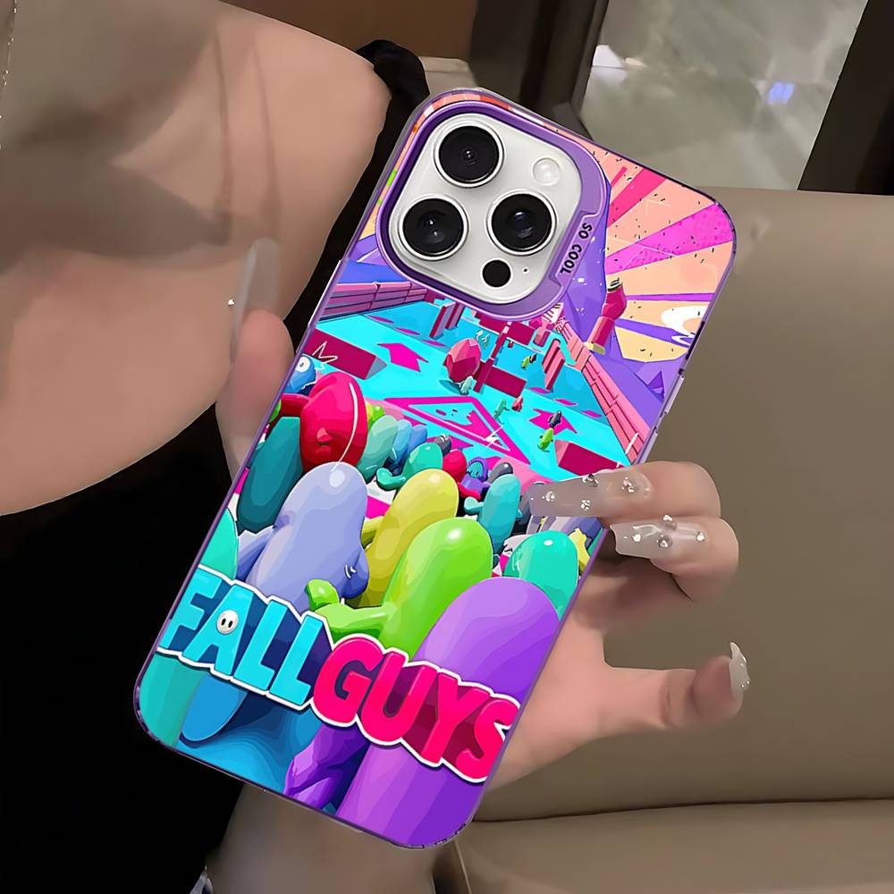F-Fall G-Guys Party Game Color Phone Case For IPhone 17 16 15 14 13 12 11 Pro Max Plus Pro Shell