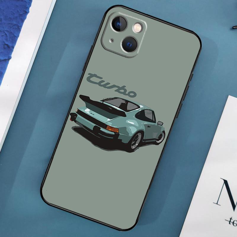 Sports Car JDM Drift Phone Case For iPhone 15 13 12 11 14 Pro Max Mini X XR XS MAX SE 2020 7 8 Plus Back Cover
