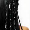 31pcs Turquoise Dreadlocks Beads Dread Locks Hair Braid Tubes Hollow Out Hair Ring Women