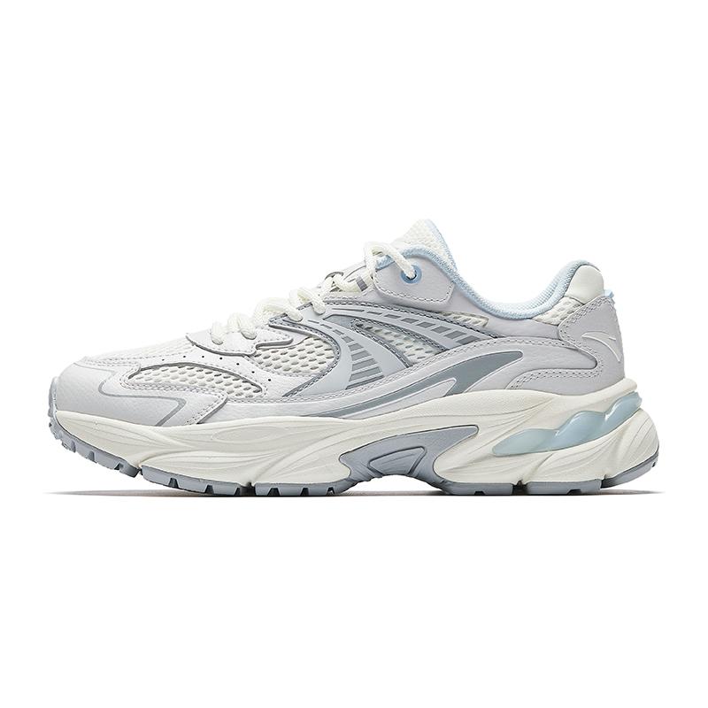 Anta Slip-Resistant Breathable Low-Top Casual Shoes Women's Blue White Sneakers 922528802-2