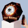 Germany national football team Manual Five Fold 8 Rib Umbrella Support Custom Text, Lightweight Travel Umbrella