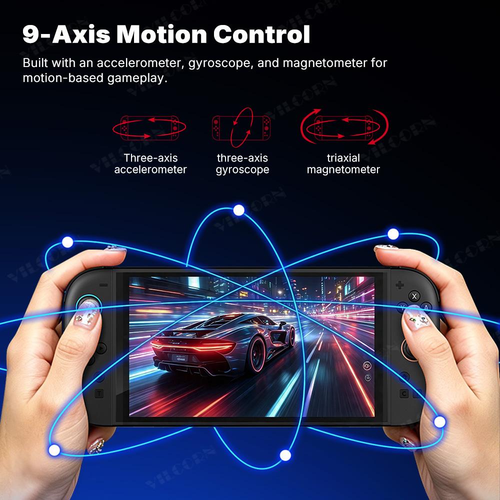Беспроводной контроллер Joypad для консоли Switch2 RGB-подсветка Геймпад Пробуждение одной кнопкой Магнитное крепление Турбо 9-осевой гироскоп Двойная вибрация