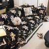 Funda Sofa Home Синель Цветочный Диванный Коврик Пледы Всесезонный Кемпинг Пикник Одеяло Чехол Чехол для Дивана
