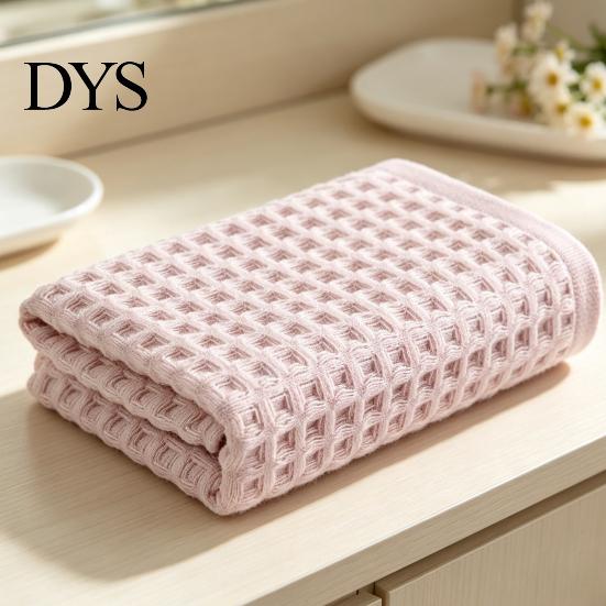 Breathable Skin Friendly Towel Cotton Waffle Towels, Quick Dry Bath Lightweight Soft Multipurpose Home Absorbent Travel for Bathroom, Spa, Gym,