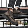 Genuine Leather Men's Boots Retro and Minimalist Business Styles Daily Work and Office Adult Hot Selling Shoes Luxury and Suit