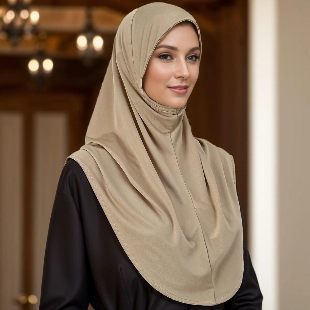 Full Coverage Instant Hijab Draped Design Women Hijab Scarf New Instant Turbans Daily Wear