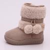 Girls Snow Boots Fashion Comfortable Thick Warm Kids Boots Lobbing Ball Thick Children Winter Cute Boys Boots Princess Shoes