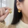 Серьги-подвески в форме сердца для женщин, серьги и украшения из титановой стали