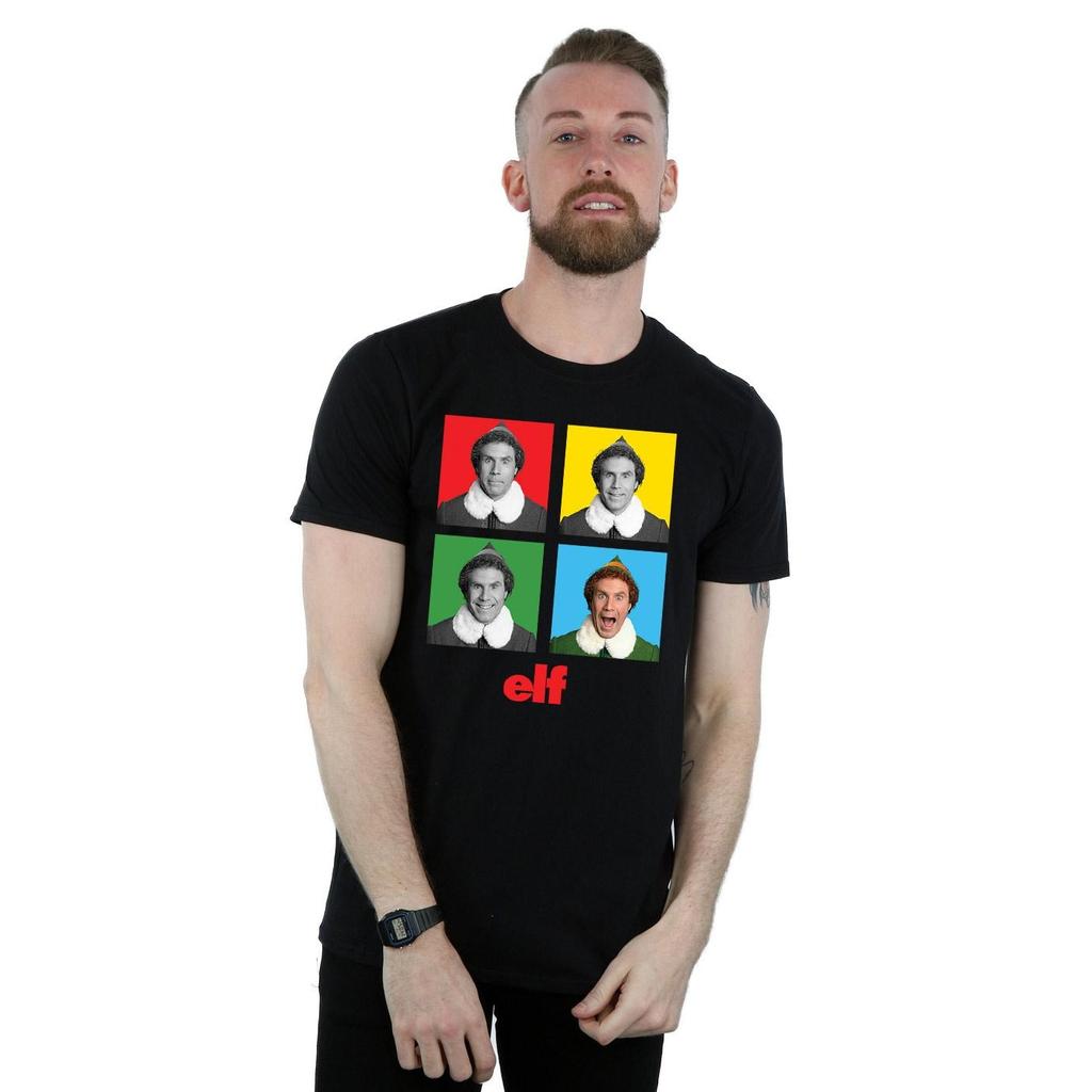Elf Mens Four Faces T-Shirt