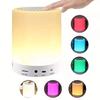 Новая беспроводная лампа на прикроватной тумбочке Bluetooth с динамиком, цветная ночная затемняющая атмосфера, настольная лампа, подарок для ребенка