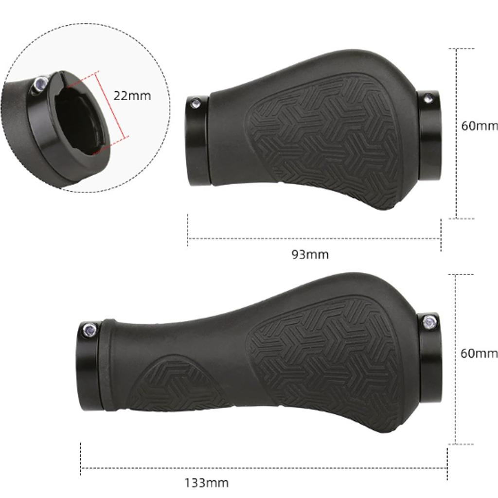 REYLNXR Руль для горного велосипеда короткий руль для кросс-кантри велосипеда длинный руль двойной эргономичный доступен в двух длинах и совместим с диаметром 22 мм для