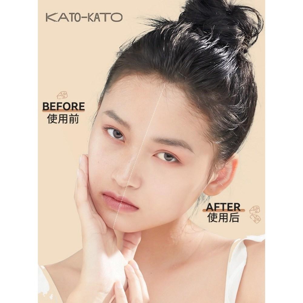 Тональный крем Kato Tricolor Concealer Liquid Fan Contour Highlighter Integrated Brightening Cover Acne Scar Dry Oily Skin Women