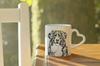 Bernese Mountain Dog, Berner Sennenhund - cup with a dog, adorable cup with a heart-shaped handle, universal gift from the Art-Dog brand