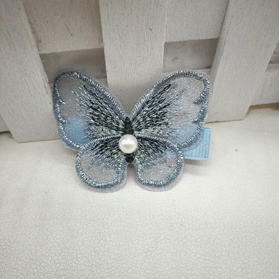 5 шт. женские заколки для волос 3D сетчатая пряжа бабочка декор легкие тканевые заколки для волос аксессуары для украшения волос