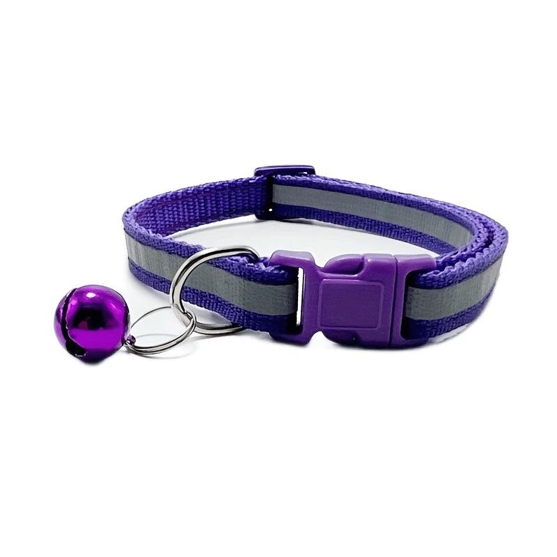 Reflective Pet Collar with Bell - Cat and Kitten Necklace