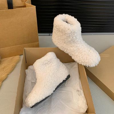 Женская зимняя обувь Мягкие плюшевые зимние сапоги