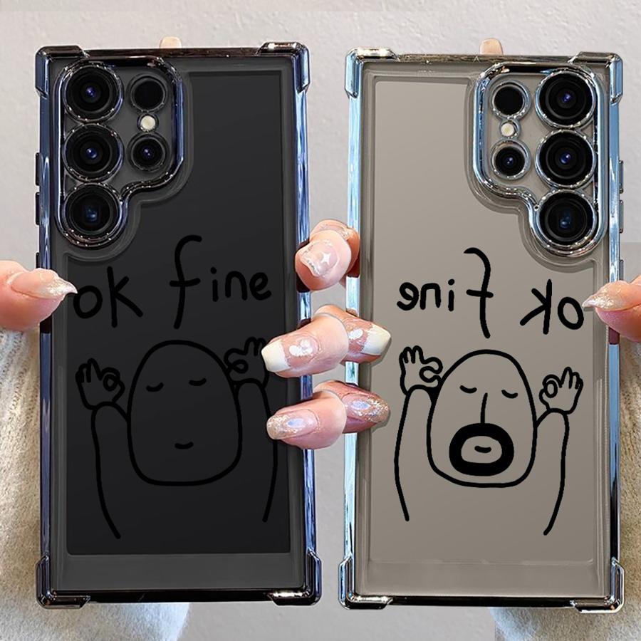 Phone Case for Samsung Galaxy S21FE S20 FE S25 Ultra S23 S22 Ultra s24ultra S24 S25 Plus s24fe Soft Cover Cartoon Matchman